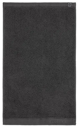 Essenza håndklæde - 50x100 cm - Grå - 100% økologisk bomuld - Connect uni bløde håndklæder